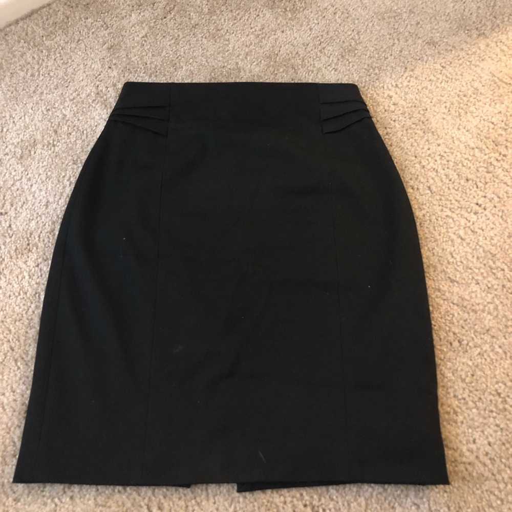 Express black business skirt